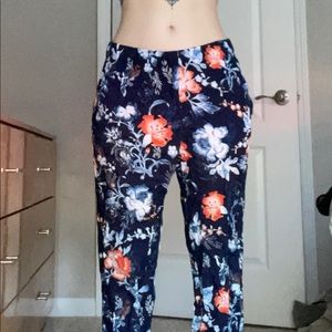 h&m floral pants
